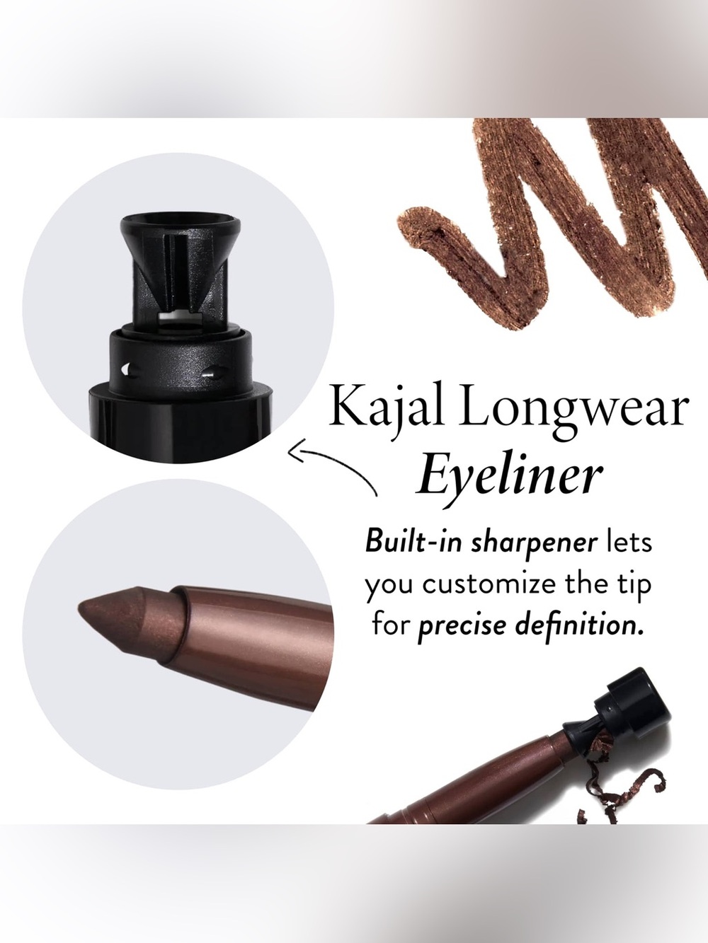 ๐ Laura Geller Smoky Taupe Kohl Kajal Longwear Eyeliner - Picture 5 of 12